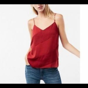 Express Cami Red doubled layer